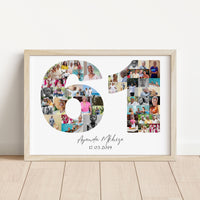 61 Birthday Photo Collage
