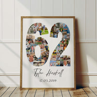 62 Birthday Photo Collage