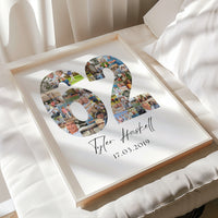 62 Birthday Photo Collage