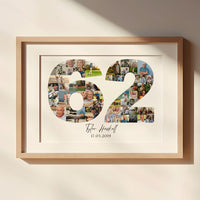 62 Birthday Photo Collage