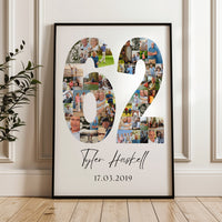 62 Birthday Photo Collage