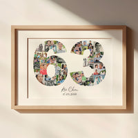 63 Birthday Photo Collage