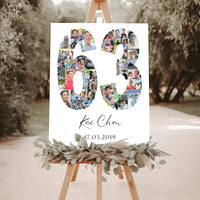 63 Birthday Photo Collage