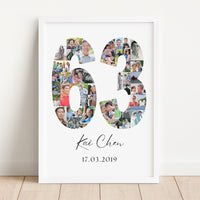 63 Birthday Photo Collage