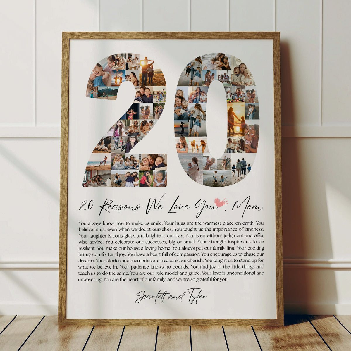 20 Reasons Mom - Photo Collage