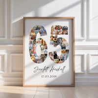 65 Birthday Photo Collage