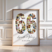 66 Birthday Photo Collage