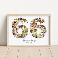 66 Birthday Photo Collage