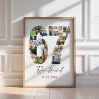 67 Birthday Photo Collage