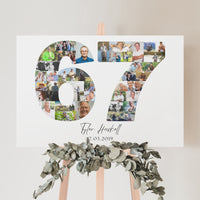 67 Birthday Photo Collage