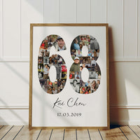 68 Birthday Photo Collage