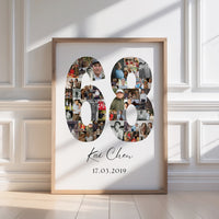 68 Birthday Photo Collage