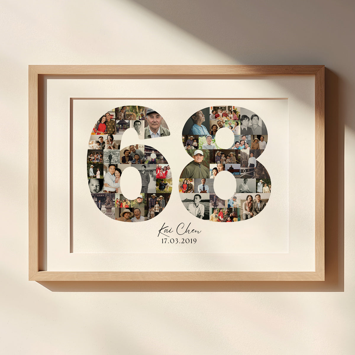 68 Birthday Photo Collage