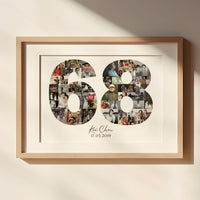 68 Birthday Photo Collage