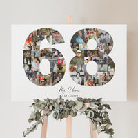 68 Birthday Photo Collage