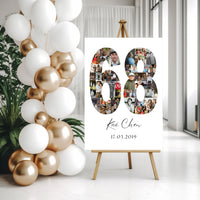 68 Birthday Photo Collage