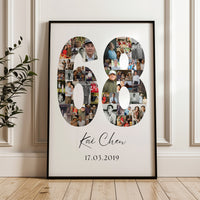 68 Birthday Photo Collage