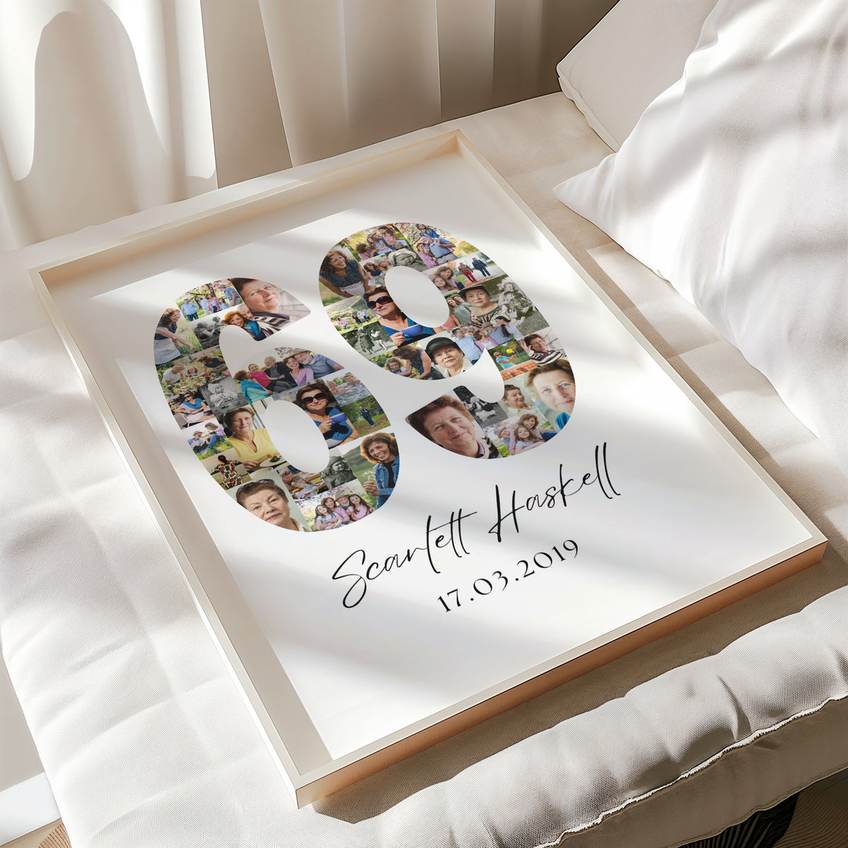 69 Birthday Photo Collage