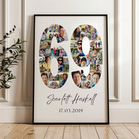 69 Birthday Photo Collage