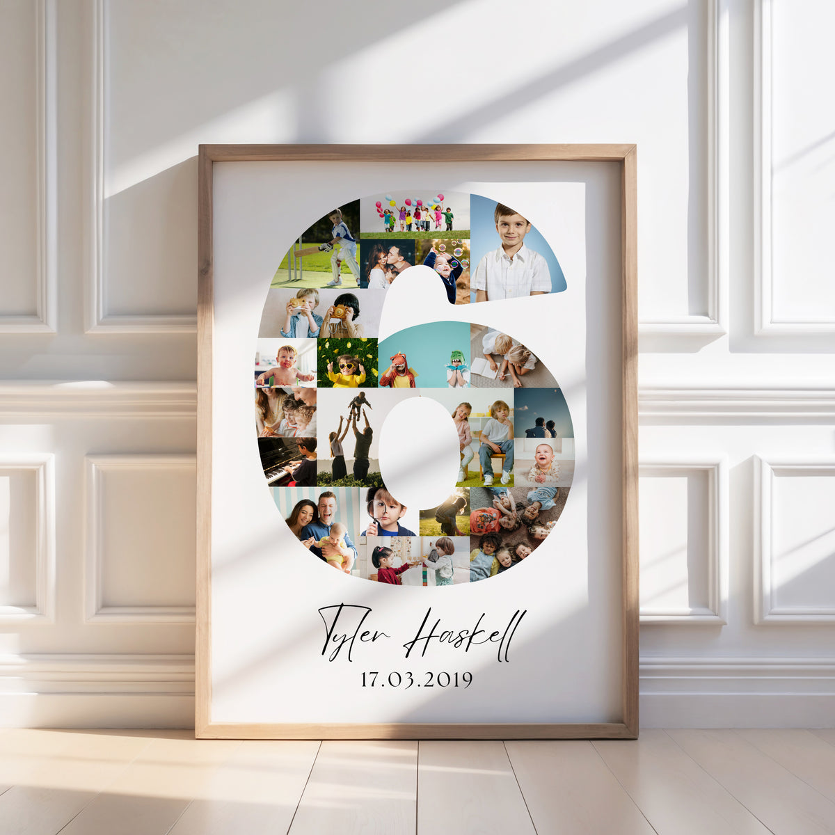 6 Birthday Photo Collage