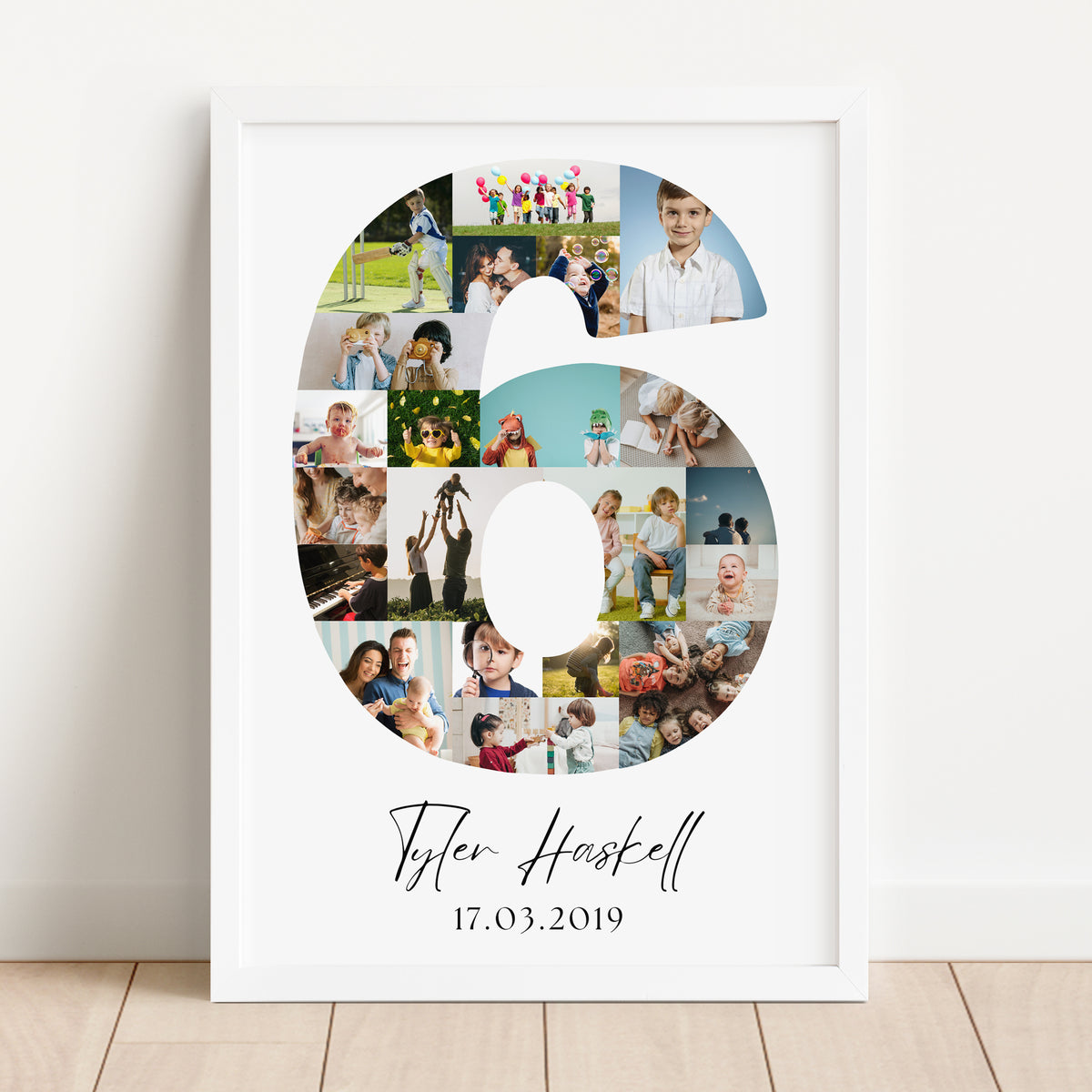 6 Birthday Photo Collage