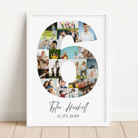 6 Birthday Photo Collage