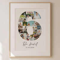 6 Birthday Photo Collage