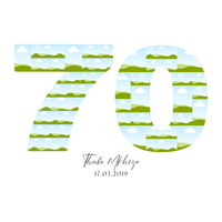 70 Birthday Photo Collage