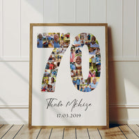 70 Birthday Photo Collage