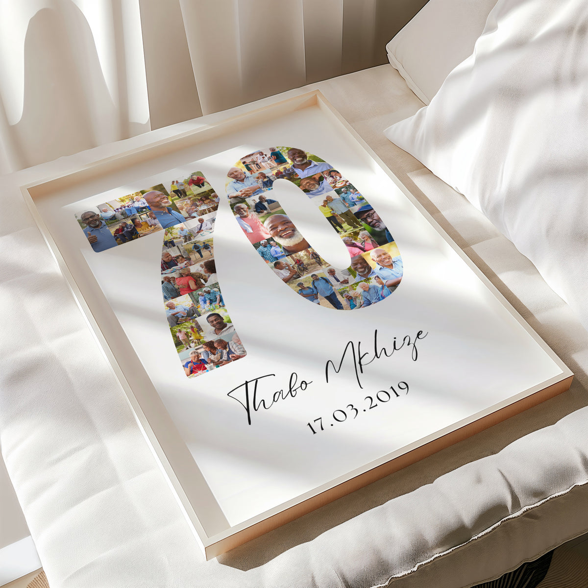 70 Birthday Photo Collage