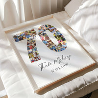 70 Birthday Photo Collage