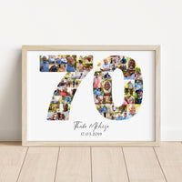 70 Birthday Photo Collage