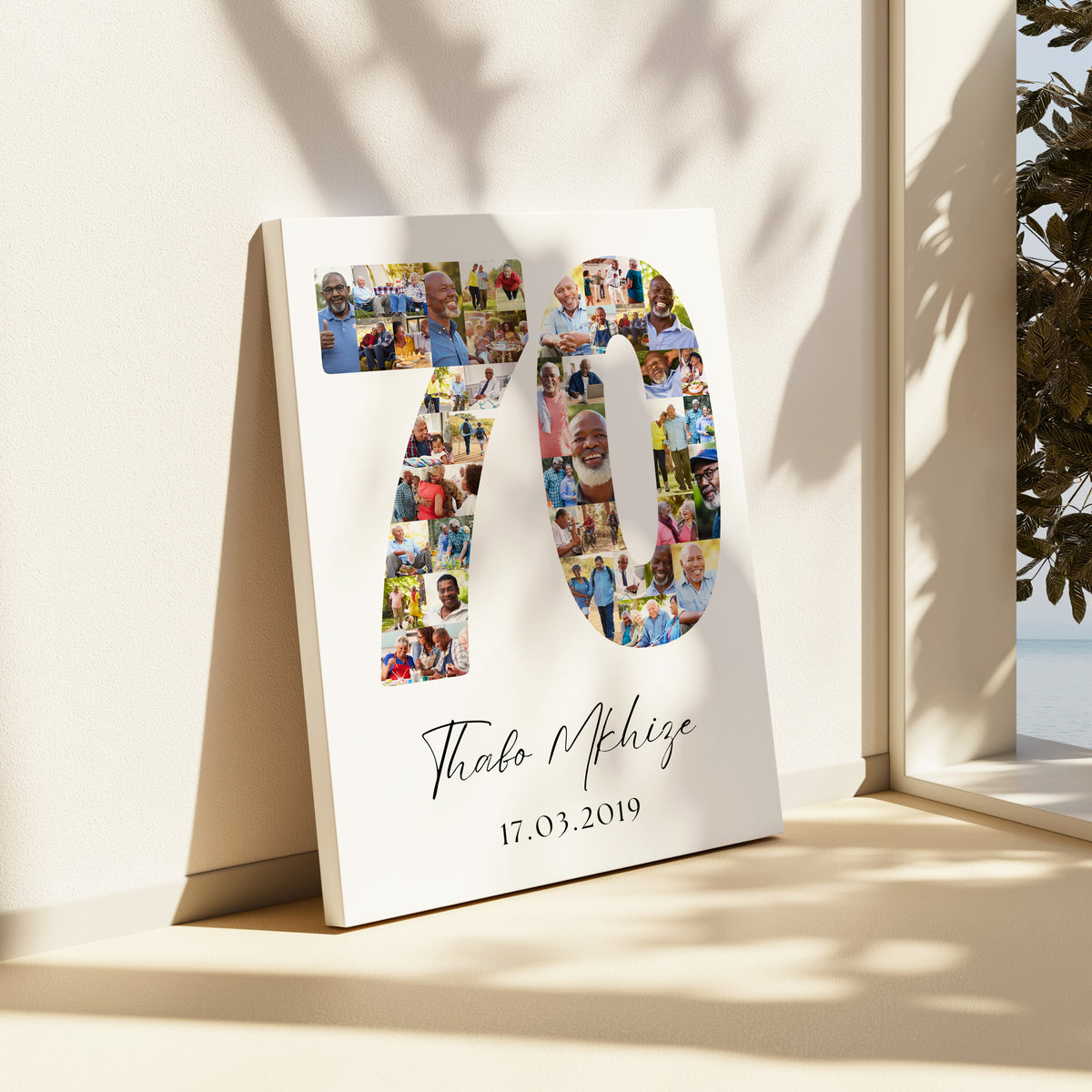 70 Birthday Photo Collage