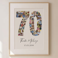 70 Birthday Photo Collage