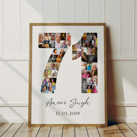 71 Birthday Photo Collage
