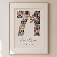 71 Birthday Photo Collage