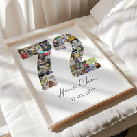 72 Birthday Photo Collage