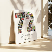 72 Birthday Photo Collage