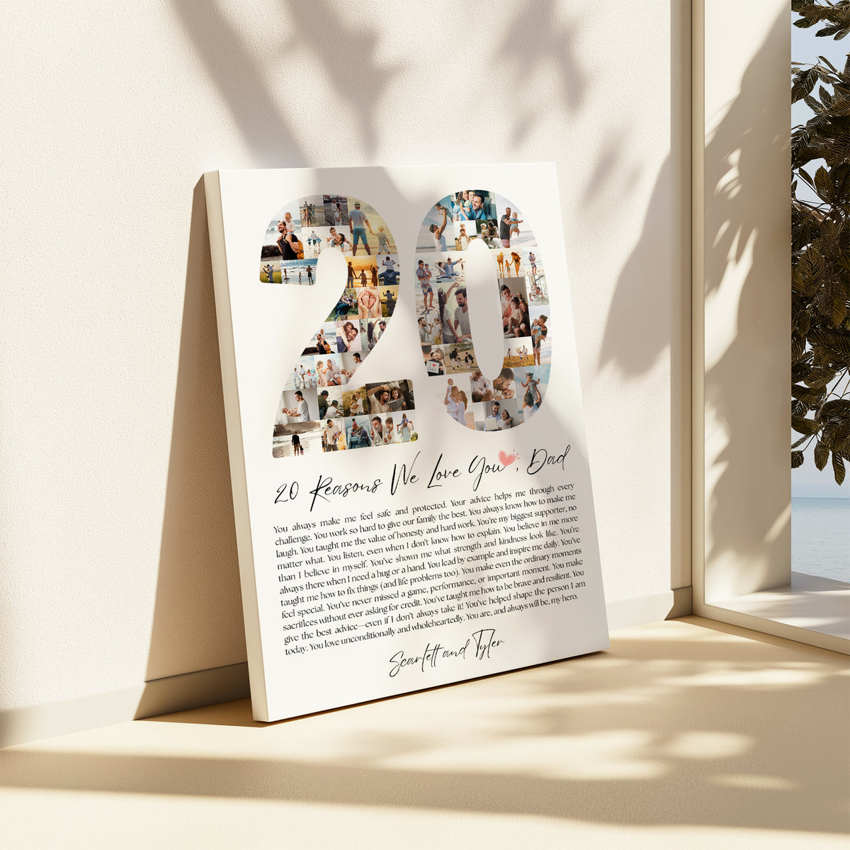 20 Reasons Dad - Photo Collage