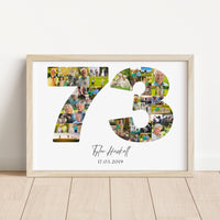 73 Birthday Photo Collage
