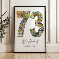 73 Birthday Photo Collage