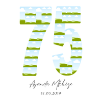 75 Birthday Photo Collage