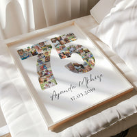 75 Birthday Photo Collage