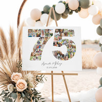 75 Birthday Photo Collage