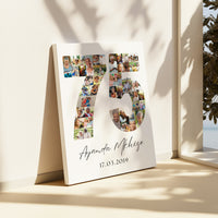 75 Birthday Photo Collage
