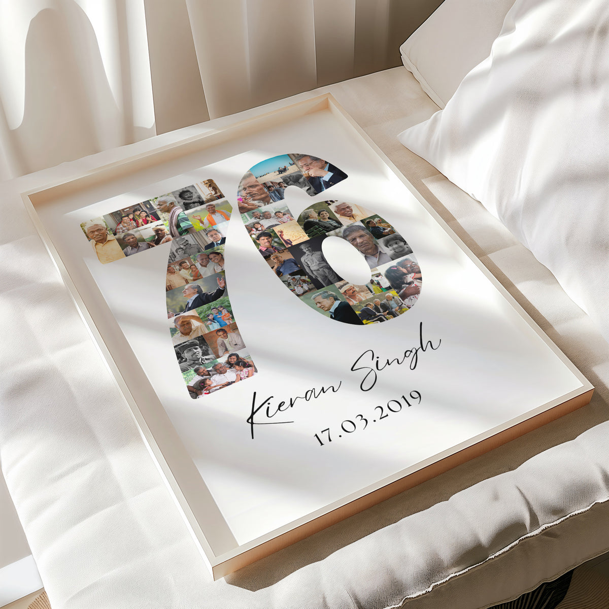 76 Birthday Photo Collage