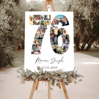 76 Birthday Photo Collage