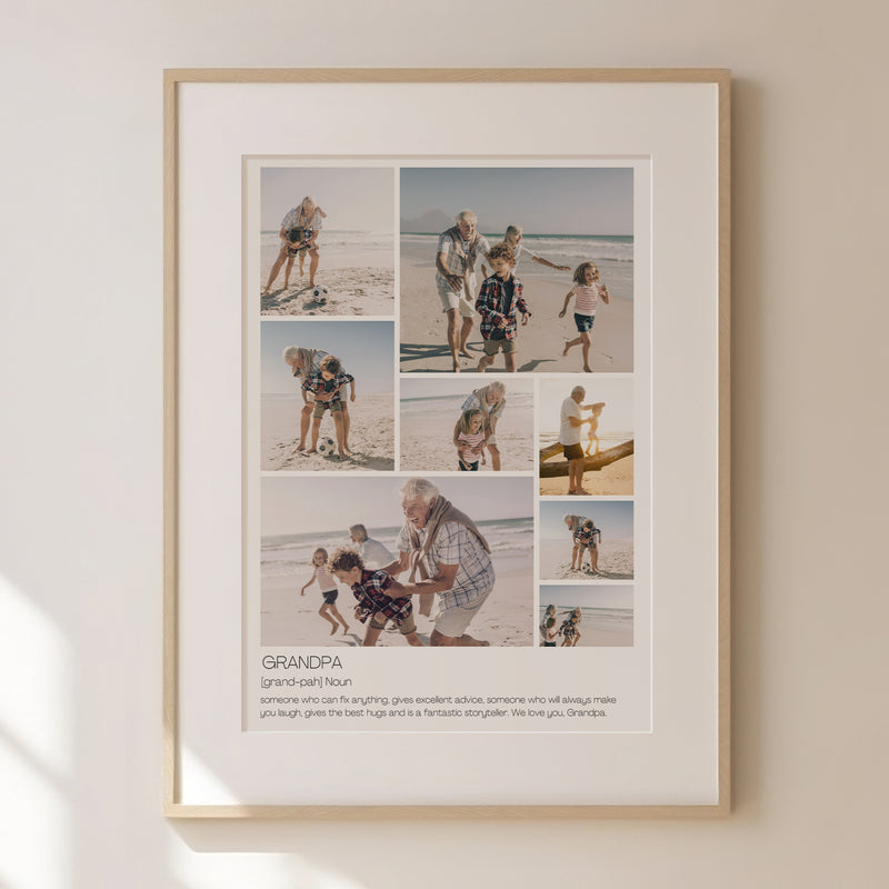 Grandpa Noun - Photo Collage