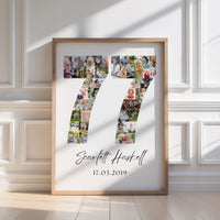 77 Birthday Photo Collage