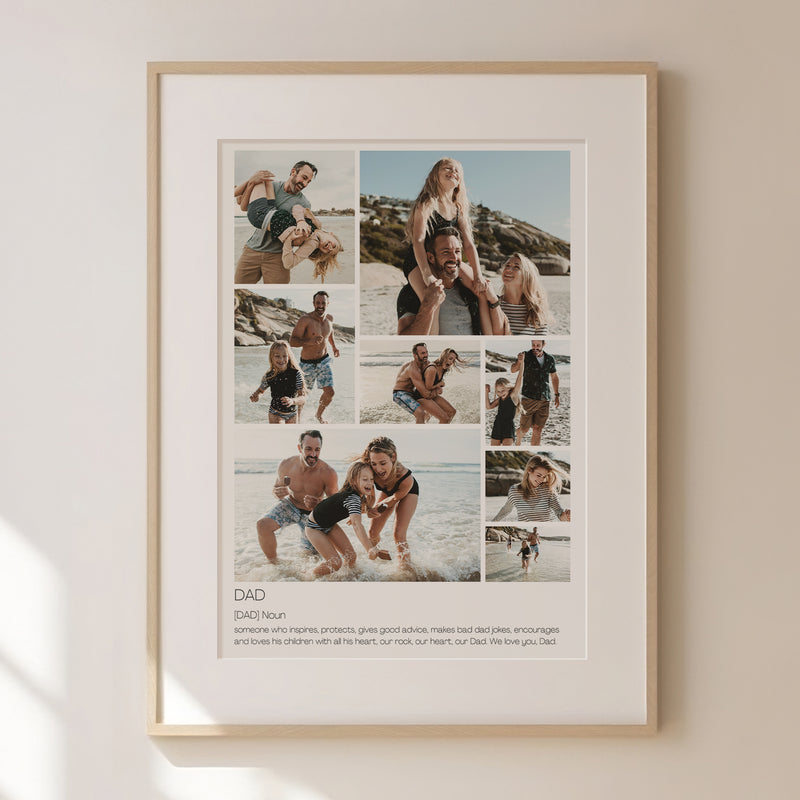 Dad Noun - Photo Collage